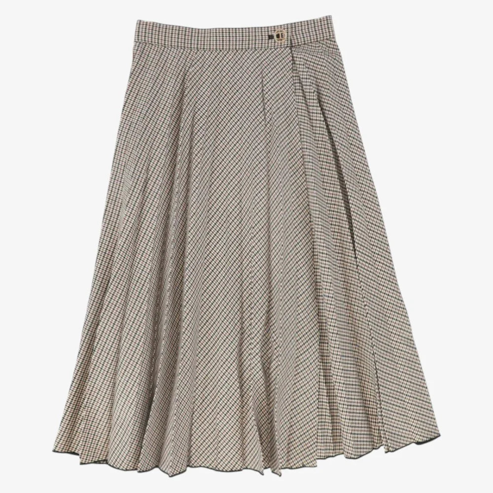 TWINSET PIED DE POLLE LONG SKIRT