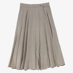 TWINSET PIED DE POLLE LONG SKIRT