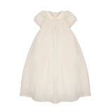 LITTLE TEMPEST LACE TRIM PETER PAN COLLAR TAFFETA GOWN