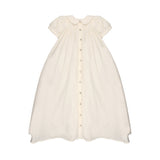 LITTLE TEMPEST LACE TRIM PETER PAN COLLAR TAFFETA GOWN