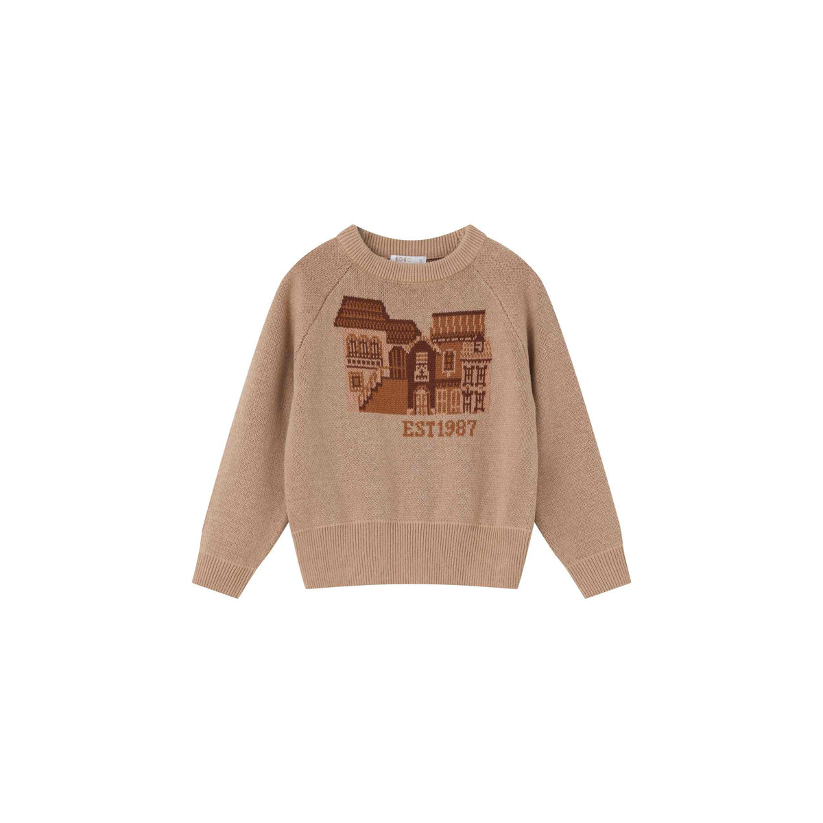 COCO BLANC GRAPHIC SWEATER