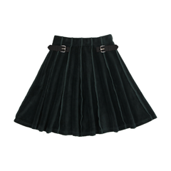 BOPOP 2PC BUCKEL COLLECTION MOCK NECK TOP WITH SKIRT