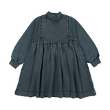 FARREN & ME WASHED TURTLENECK BIB DRESS