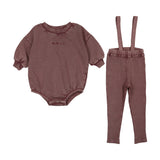 FARREN & ME 2PC WASHED EDGE OVERALL SET