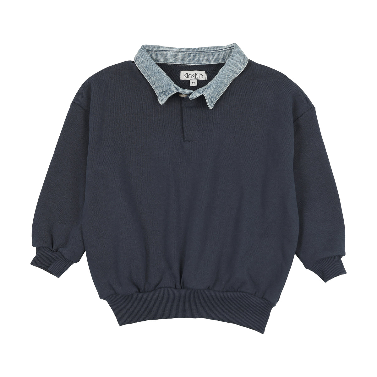 KIN KIN COLLAR OVERSIZED SWEATSHIRT