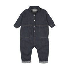 KIN KIN LONG SLEEVE BUTTON DOWN ROMPER