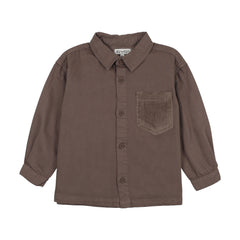 KIN KIN COLLAR DENIM BUTTON DOWN SHIRT