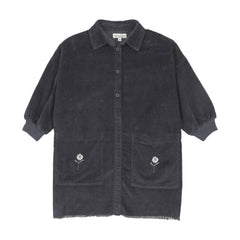 KIN KIN LONG SLEEVE CORUROY SHIRT DRESS
