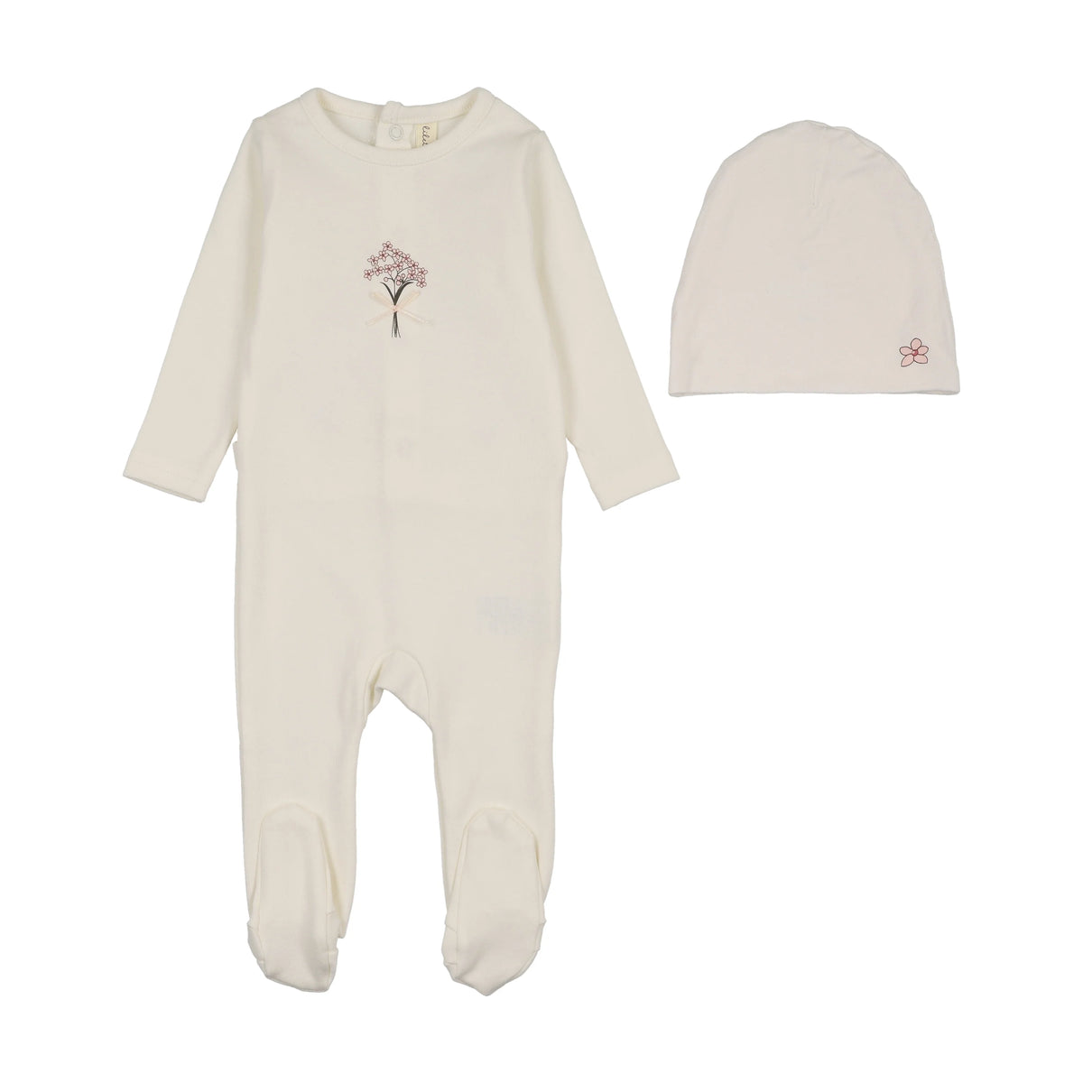 LILETTE 2PC FOOTIE WITH HAT SET