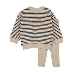 ANALOGIE 2PC BOLD STRIPE SWEATSHIRT SET