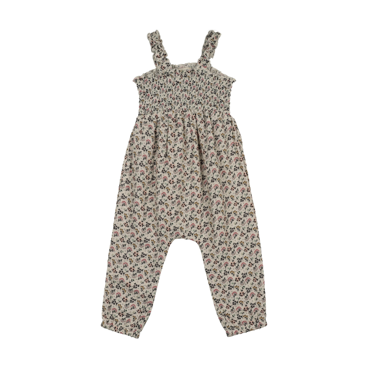 LIL LEGS BABY SMOCKED BUBBLE ROMPER