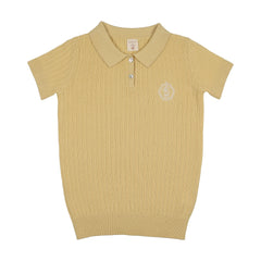ANALOGIE KNIT POLO SWEATER