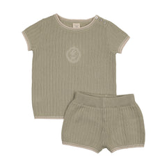 ANALOGIE 2PC BOYS KNIT EMBLEM SET