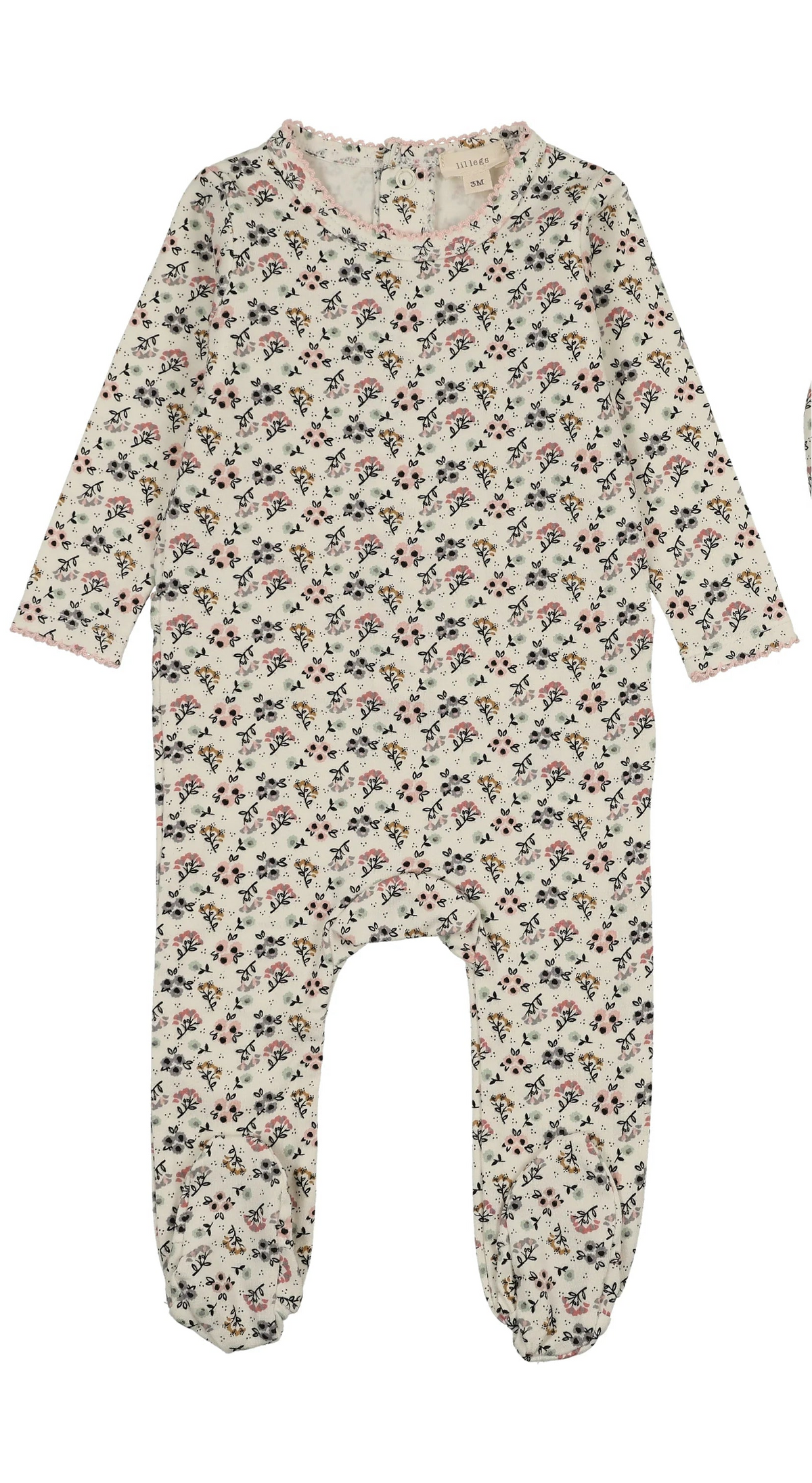LIL LEGS BABY BOTANICAL FOOTIE