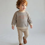 ANALOGIE 2PC BOLD STRIPE SWEATSHIRT SET