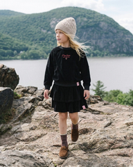 ANALOGIE VELOUR GIRLS SKIRT