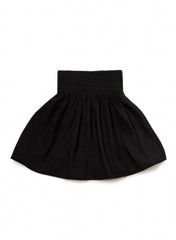 LUSSO 2PC BRANDED BUTTON SHIRT WITH SMOCKED BUBBLE SKIRT