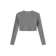 TUSTELLO RIBBED KNIT LAYERING CARDIGAN