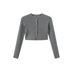 TUSTELLO RIBBED KNIT LAYERING CARDIGAN
