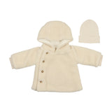 MEMA KNITS 2PC HOODED KNIT JACKET AND HAT SET