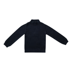 NUMU 2PC KNIT MOCKNECK WITH WOOL PLEATED SKIRT