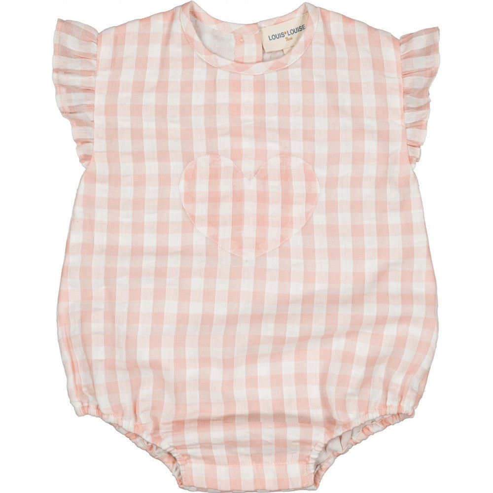 LOUIS LOUISE GINGHAM ROMPER