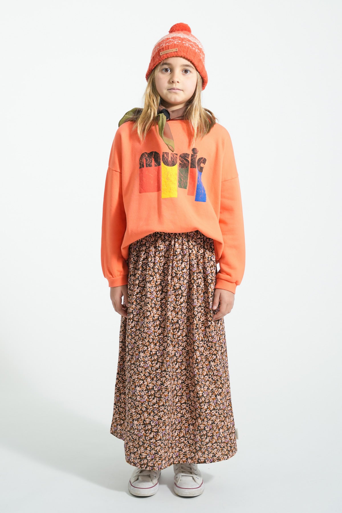 PIUPIUCHICK "MUSIC" PRINT SWEATSHIRT