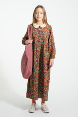 PIUPIUCHICK SMALL FLOWER PRINT COLLARED DRESS