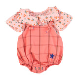 PIUPIUCHICK CHECKERED ROMPER