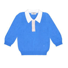 PAADE MODE 2 PC KAI POLO KNIT SHIRT WITH MADISON MAXI FFLORAL SKIRT