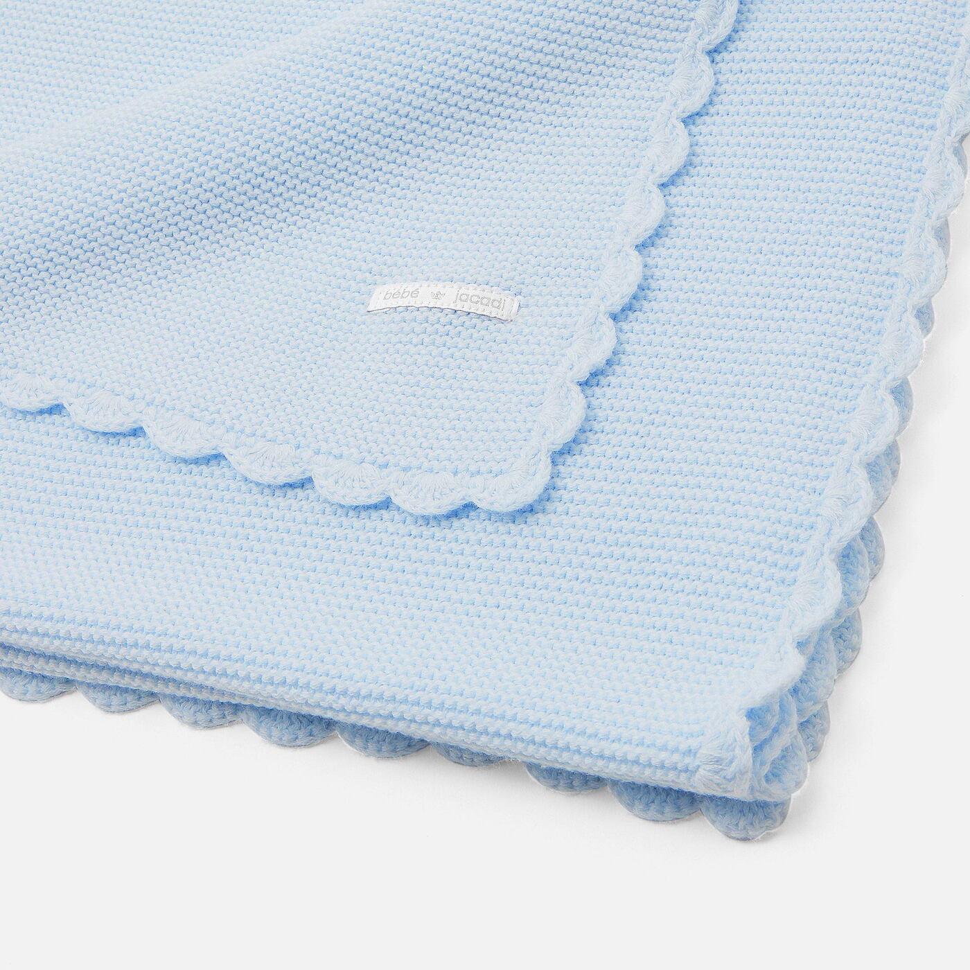 JACADI SCALLOPED BLANKET