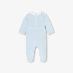 JACADI PRINT VELOUR FOOTIE