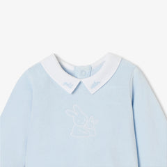 JACADI PRINT VELOUR FOOTIE