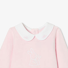 JACADI PRINT VELOUR FOOTIE