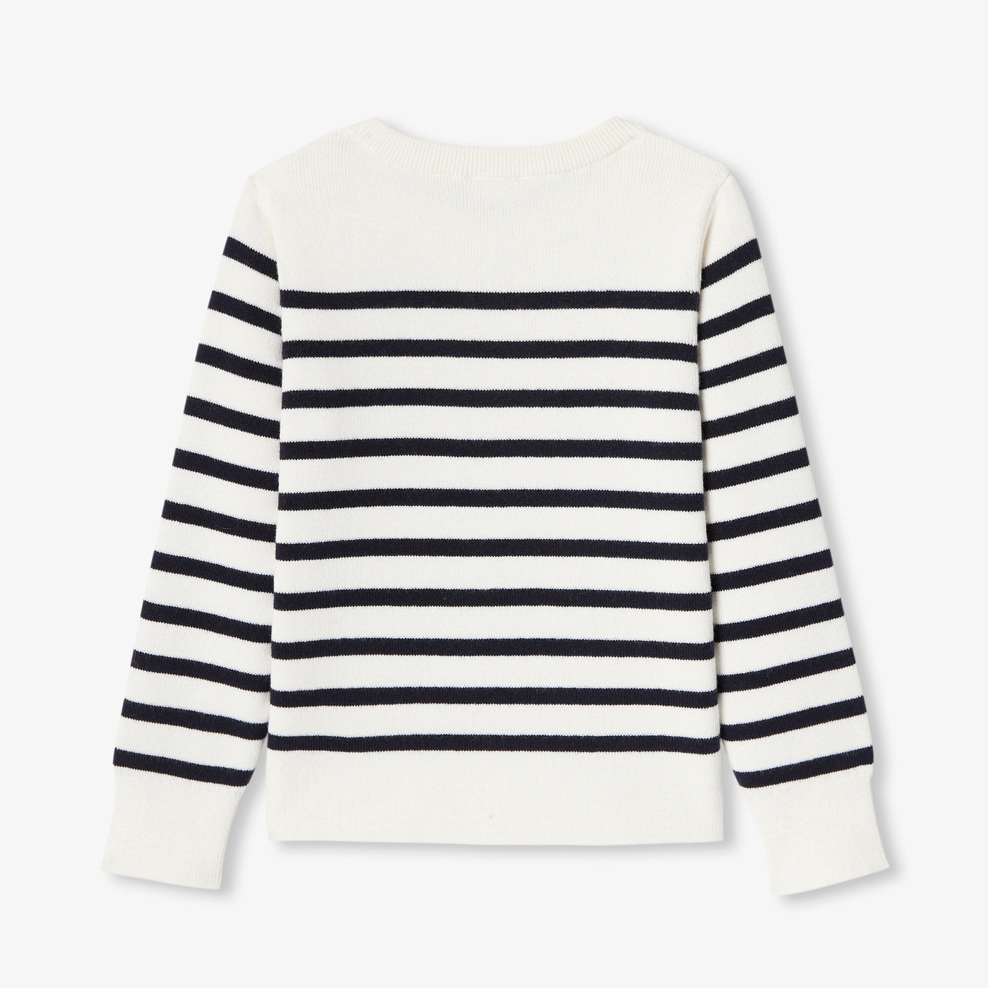 JACADI LOGO STRIPED SWEATER