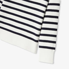 JACADI LOGO STRIPED SWEATER