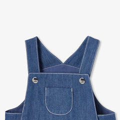 JACADI COMEDIE SCALLOPE OVERALL ROMPER