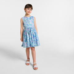 JACADI GANAELLE PRINTED SCALLOPED TRIM JUMPER
