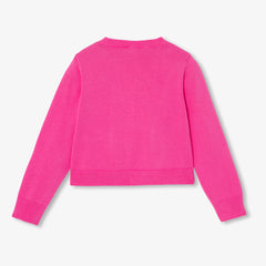 JACADI BARBARA KNIT POCKET CARDIGAN BUTTON UP