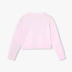 JACADI BARBARA KNIT POCKET CARDIGAN BUTTON UP