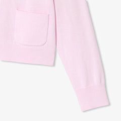 JACADI BARBARA KNIT POCKET CARDIGAN BUTTON UP