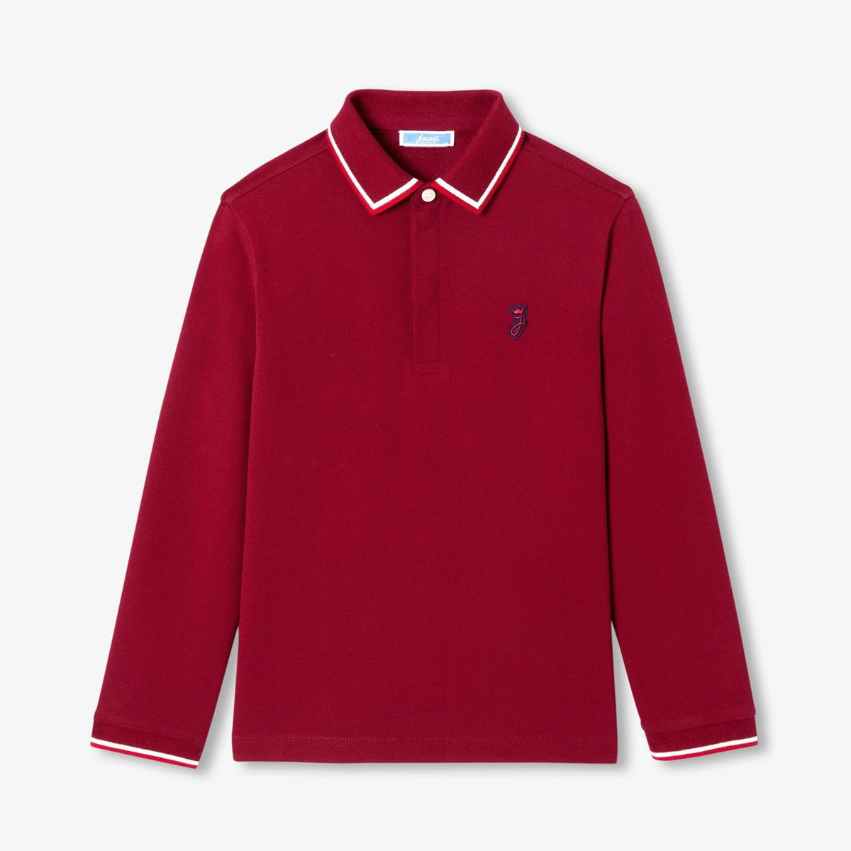 JACADI CONTRAST TRIM LOGO POLO