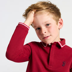 JACADI CONTRAST TRIM LOGO POLO