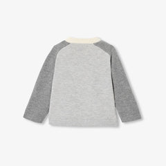 JACADI COLORBLOCK POCKET CARDIGAN