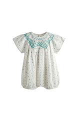 PERNILLE SYLVIA SMOCKED ROMPER