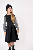 RETRO KID NORA SCUBA KNIT WAISTED DRESS