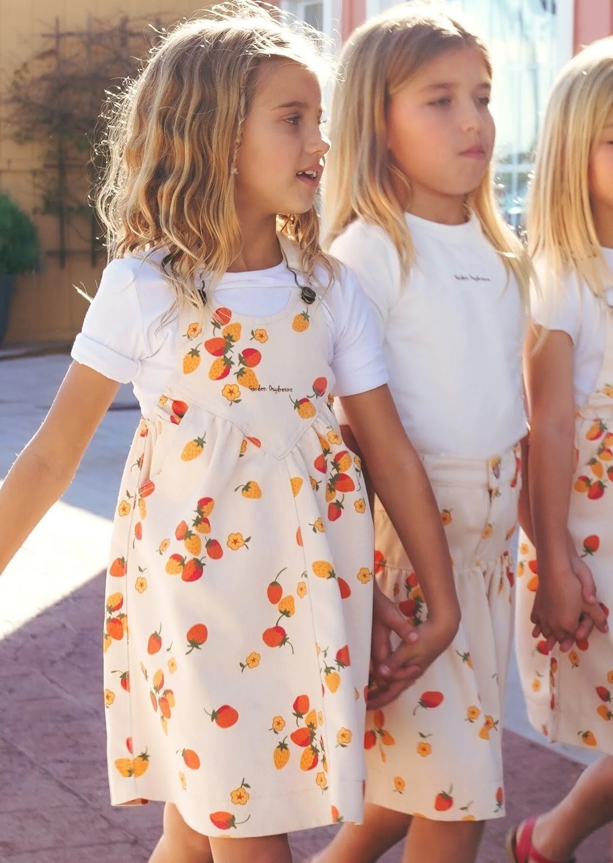 CALLA LILI PINAFORE STRAWBERRY DRESS