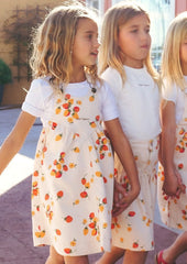 CALLA LILI PINAFORE STRAWBERRY DRESS