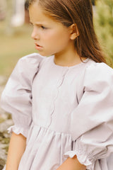 LITTLE TEMPEST SCALLOP TAFFETA GOWN