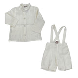 CARMINA 2PC SHIRT WITH SUSPENDER SHORTS